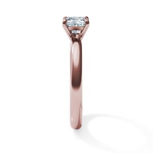 Anel de noivado de diamante lapidação princesa - Foto 2