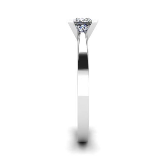 Anel de diamante corte princesa estilo futurista,  Ampliar imagem 3