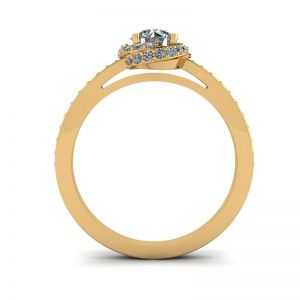 anel de ouro com diamantes - Foto 1