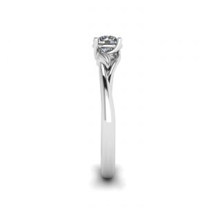 Anel de noivado de diamante inspirado na natureza - Foto 2