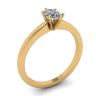 Anel de diamante Marquise de 6 pontas em ouro amarelo 18K, Imagem 4