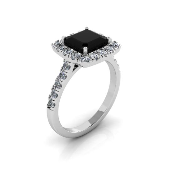 Princesa anel de diamante negro,  Ampliar imagem 4
