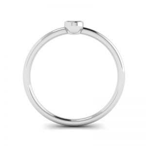 Anel Pequeno Oval com Diamante La Promesse - Foto 1