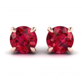 Brincos de safira com jaqueta de halo de diamante destacável ouro rosa