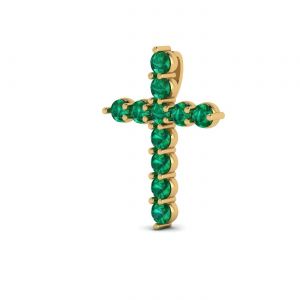 pingente de cruz esmeralda - Foto 2