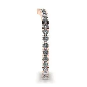 Diamante curvo Eternity Band Rose Gold - Foto 2